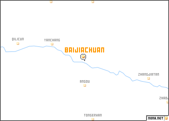 map of Baijiachuan