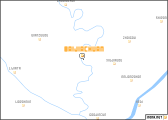 map of Baijiachuan