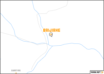 map of Baijiahe