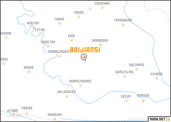 map of Baijiansi