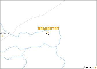 map of Baijiantan