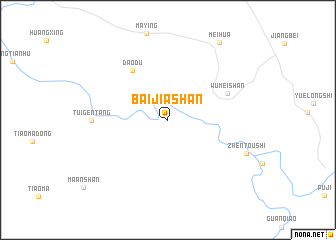 map of Baijiashan