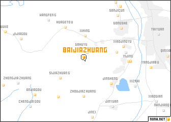 map of Baijiazhuang