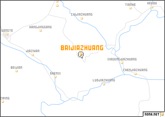 map of Baijiazhuang