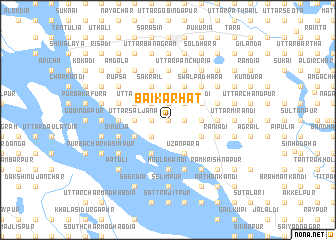 map of Baikarhāt