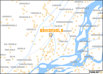 map of Bāikarwāla