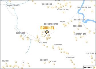 map of Bāi Khel