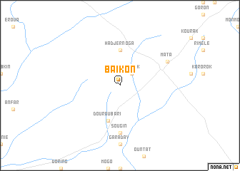 Baikon (chad) Map - Nona.net