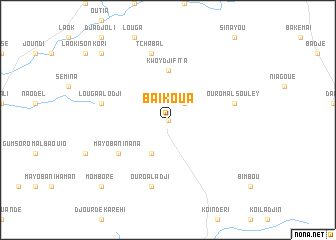 map of Baïkoua