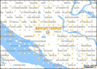 map of Baikunthapur