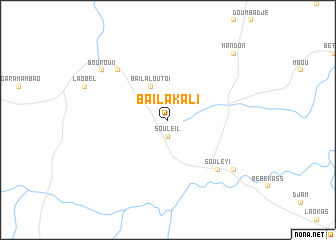 map of Baila-Kali