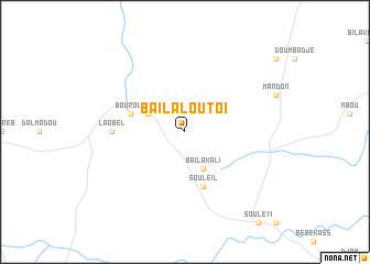 map of Baïla-Loutoï