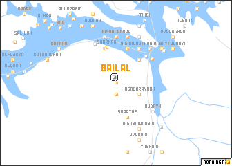 map of Bā ‘Ilāl