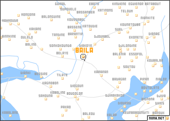 map of Baïla