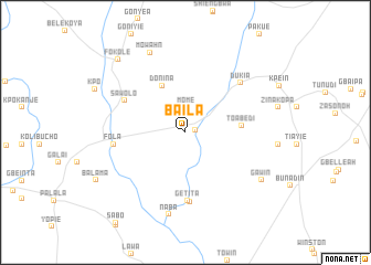 map of Baila