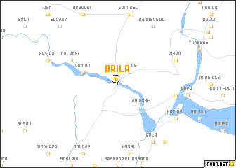 map of Baïla