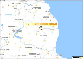 map of Baile an Chinnéidigh