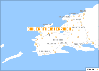 map of Baile an Fheirtéaraigh