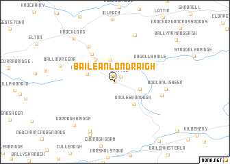 map of Baile an Londraigh