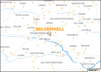 map of Baile an Phoill