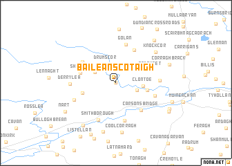 map of Baile an Scotaigh