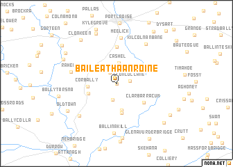 map of Baile Átha an Róine