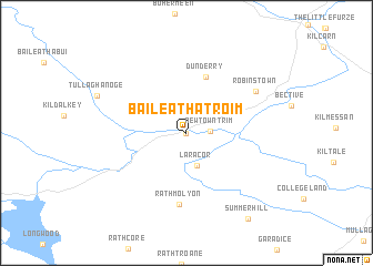 map of Baile Átha Troim