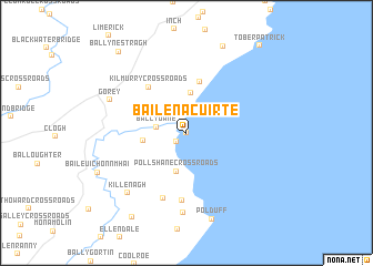 map of Baile na Cúirte