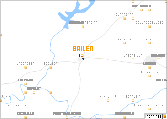 map of Bailén