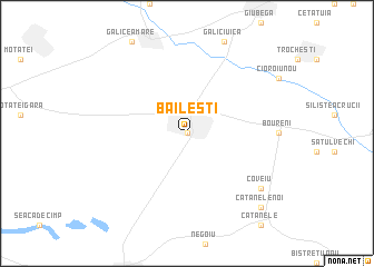 map of Băileşti
