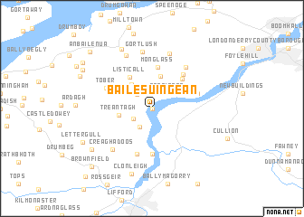 map of Baile Suingean