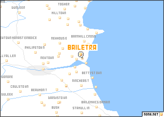 map of Baile Trá