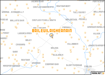 map of Baile Uí Laigheanáin