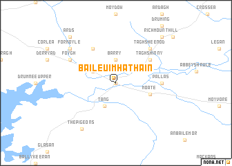 map of Baile Uí Mhatháin