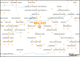 map of Baileux