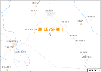 map of Baileys Park