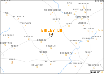 map of Baileyton