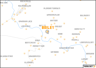 map of Bailey