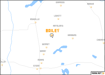 map of Bailey