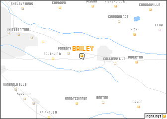 map of Bailey