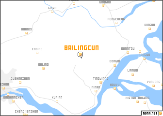 map of Bailingcun