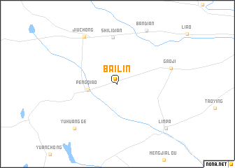 map of Bailin