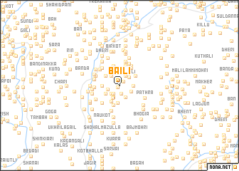 map of Baili