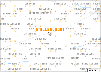 map of Bailleulmont