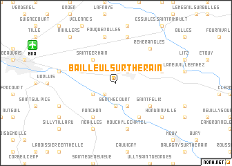 map of Bailleul-sur-Thérain