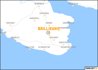 map of Bailliewhir