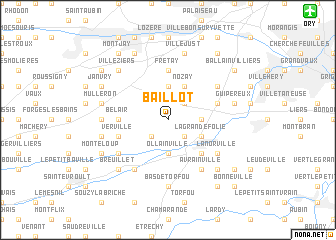 map of Baillot