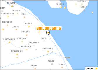 map of Bailonggang