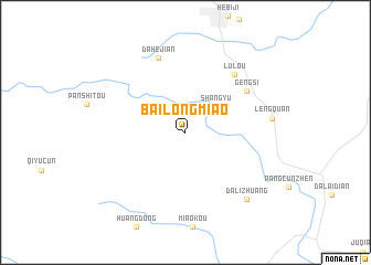 map of Bailongmiao