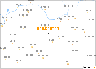 map of Bailongtan